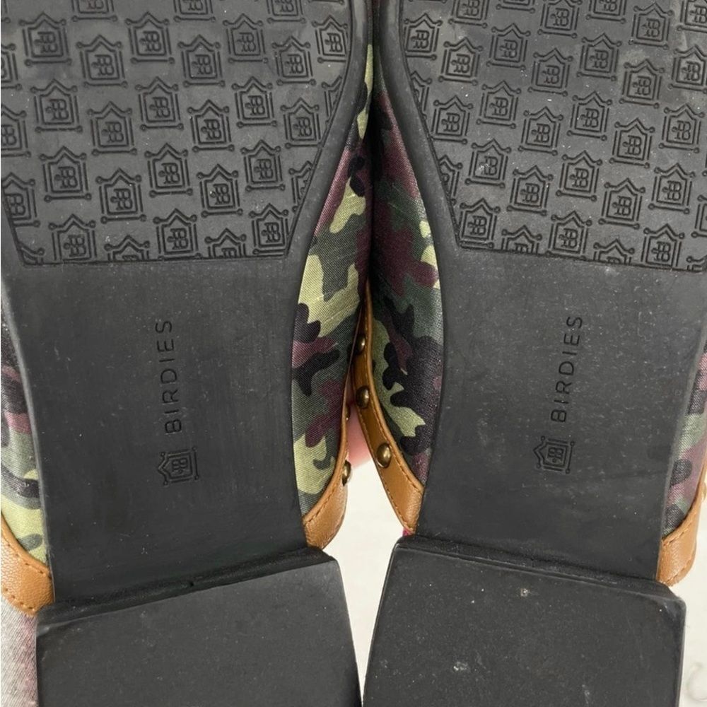*Birdies* Sz 9 Ken Fulk Camo Dog Phoebe Slide Mules EUC - Picture 10 of 11